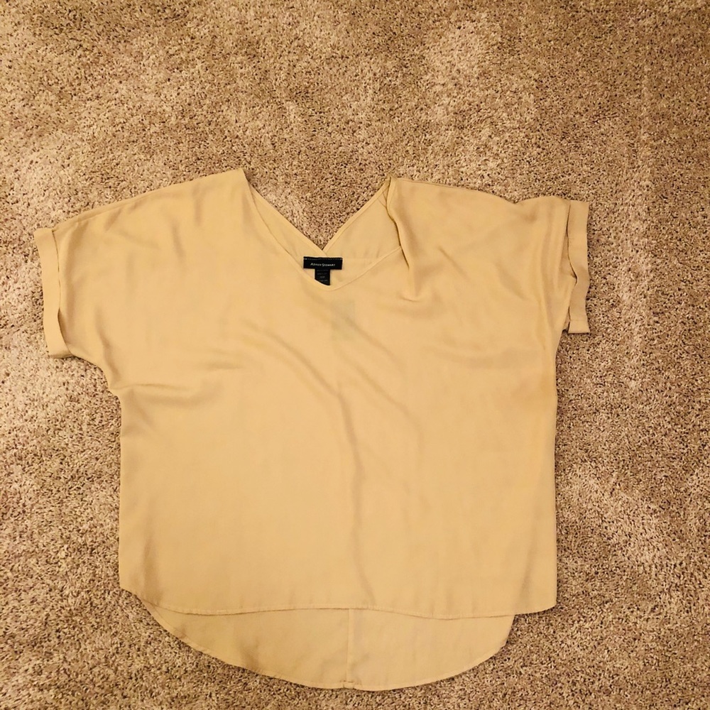 Tan High Low Top